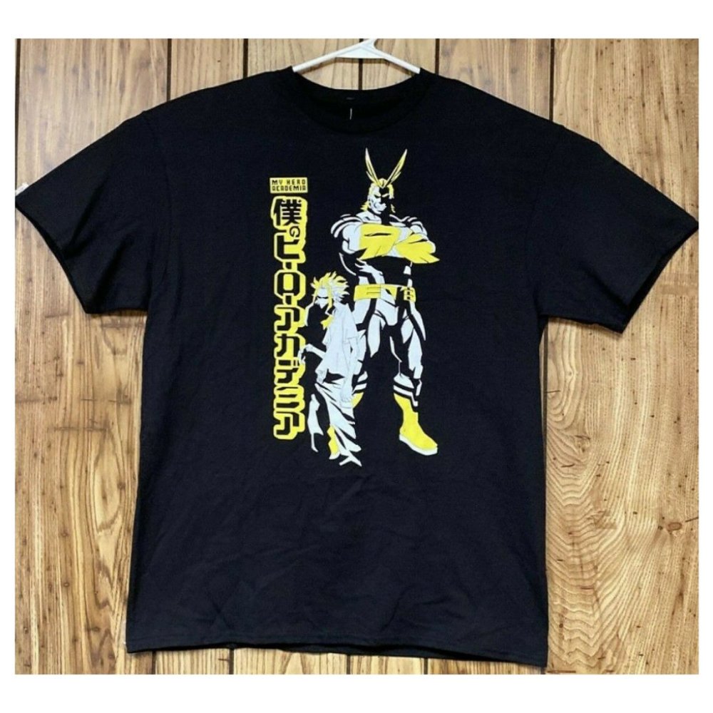 My Hero Academia All Might Graphic Black Yellow